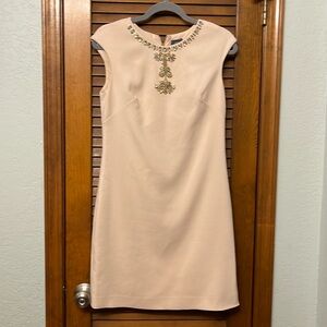 Vince Camuto jewel neck shift dress size 4